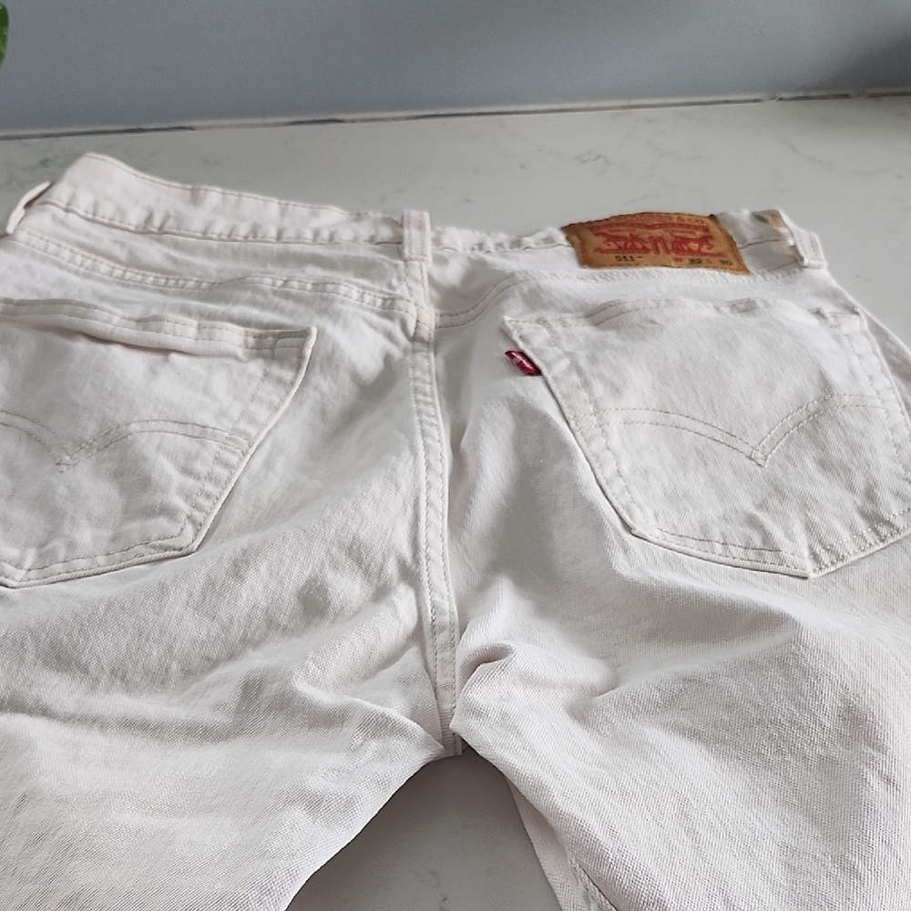Levi's White Womens Jeans Worn 2x, Excellent Condition
